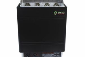 Електрокам'янка для сауни і лазні EcoFlame серія STJ и D. Електричні печі на підлогу Екофлейм -