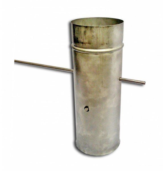 Регулятор тяги Ø120 мм для димарів з нержавіючої сталі - 1