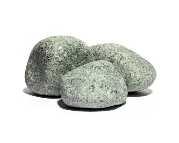 Камень пироксенит галтованный (8-15 см) 20 кг для бани и сауны - 1