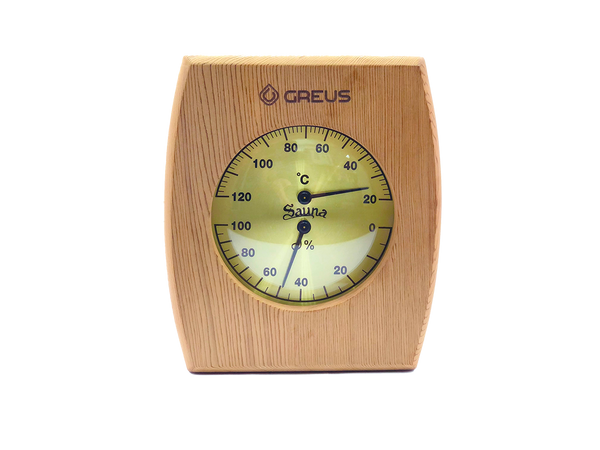 Термогігрометр Greus кедр 16х14 - 1